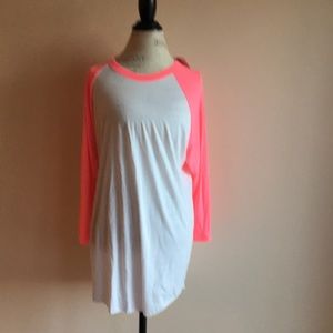 Pink American apparel T-shirt